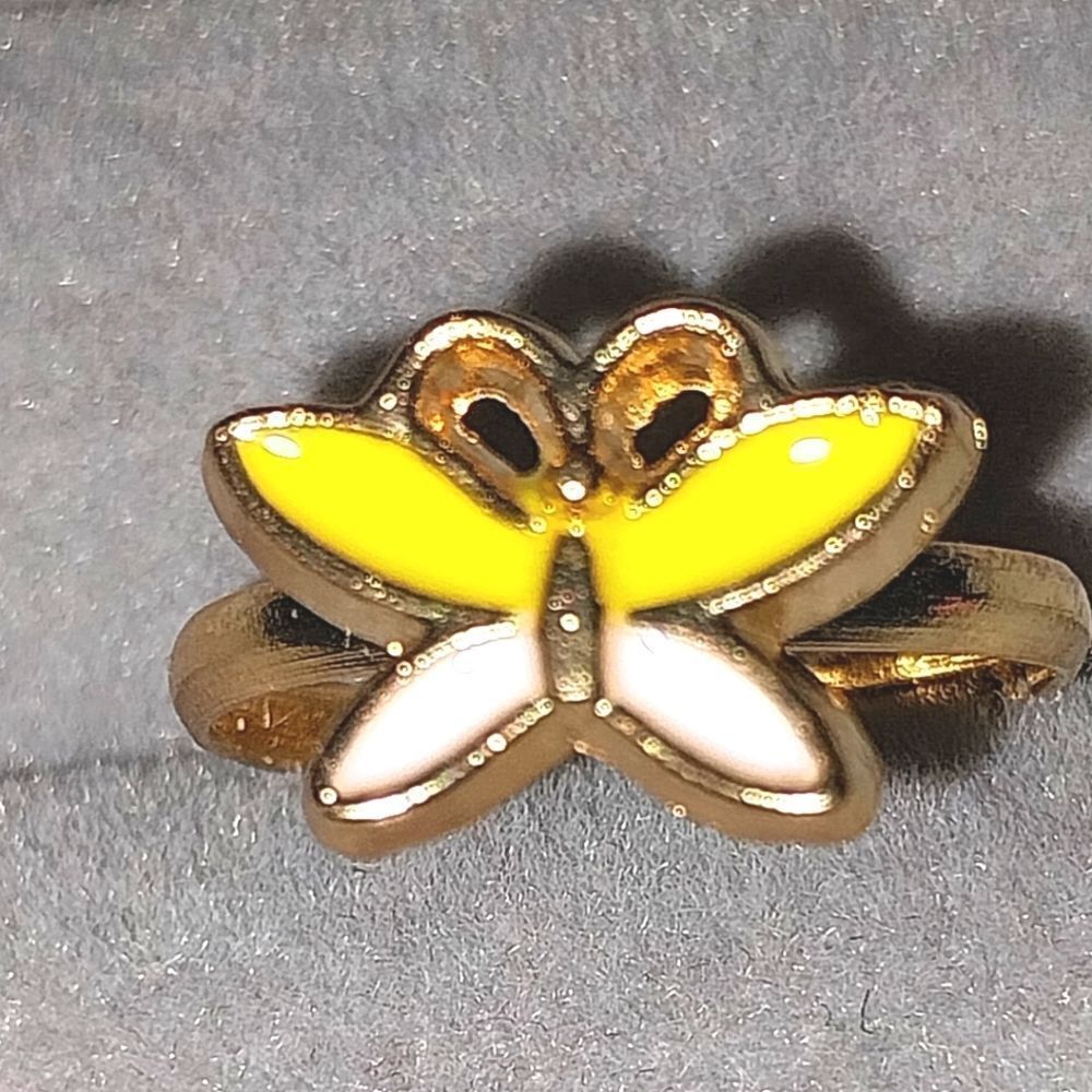Super cute girls jeweled adjustable ring - Picture 2 of 4